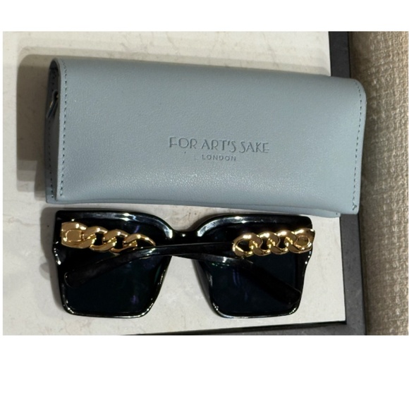 For Art’s Sake - Castle Sunglasses in Black w/ Case - Never Worn - Picture 15 of 15
